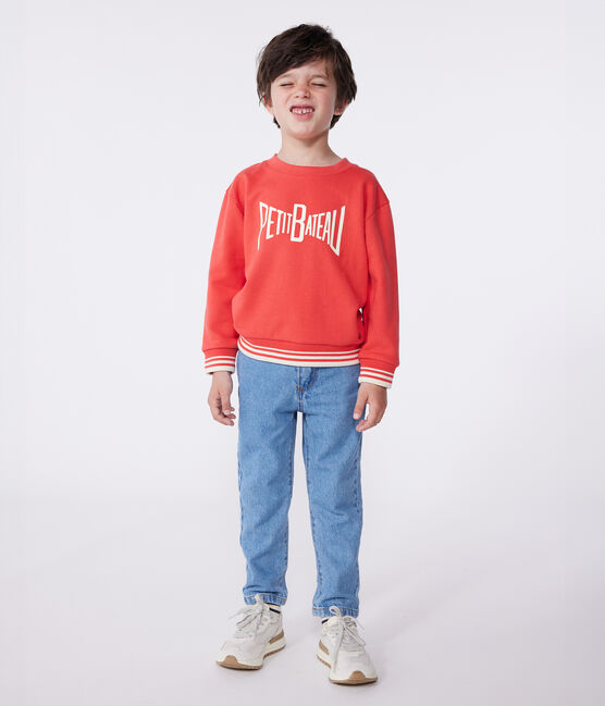 Sudadera infantil unisex de algodón con estampado SPI