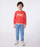 Sudadera infantil unisex de algodón con estampado SPI