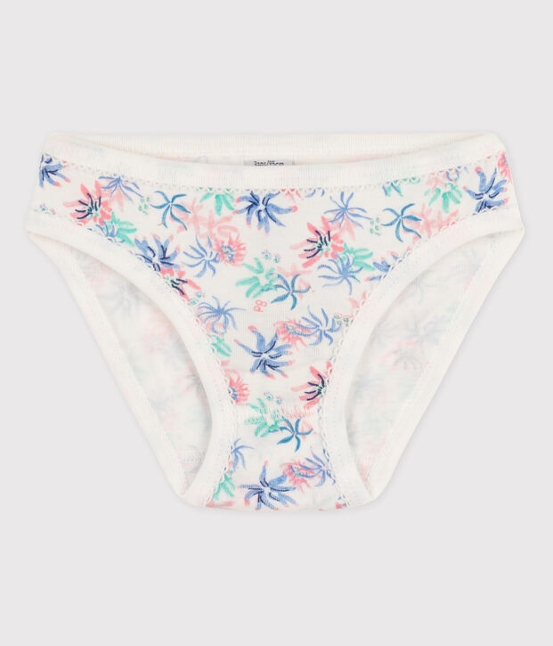 Braguita de algod&oacute;n de ni&ntilde;a blanco/multicolor
