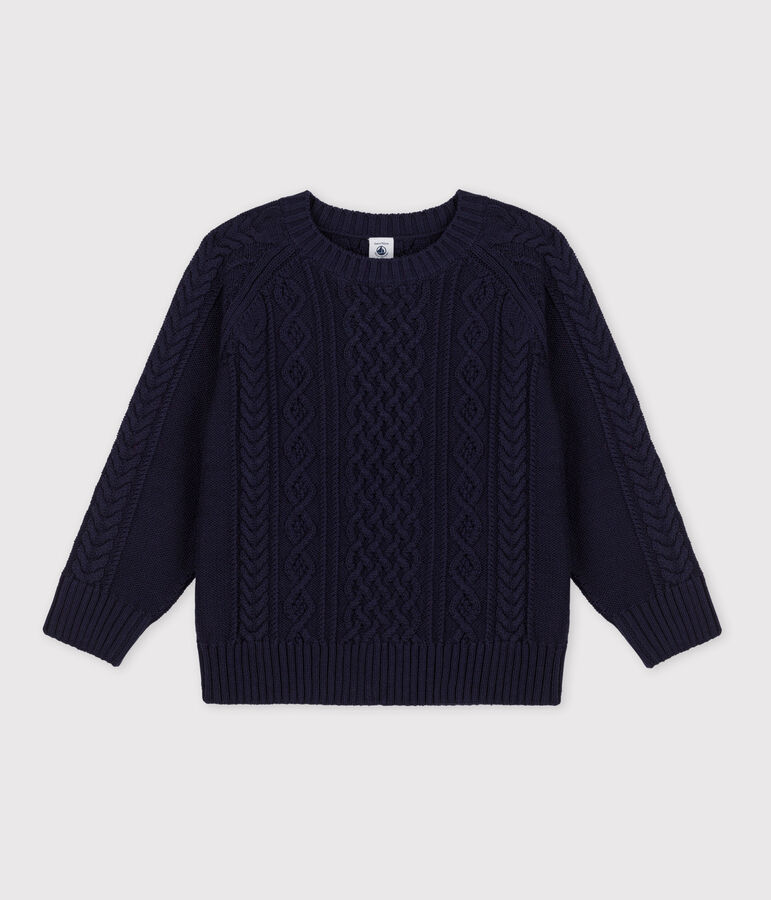 Jersey irland&eacute;s de algod&oacute;n de ni&ntilde;a/ni&ntilde;o azul