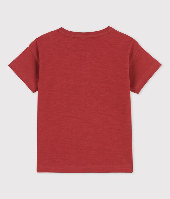 Camiseta de manga corta para niño/niña marron OMBRIE