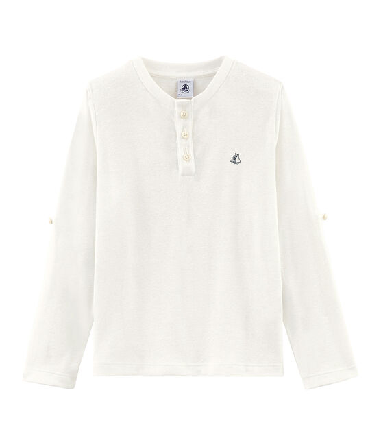 Camiseta de niño blanco MARSHMALLOW