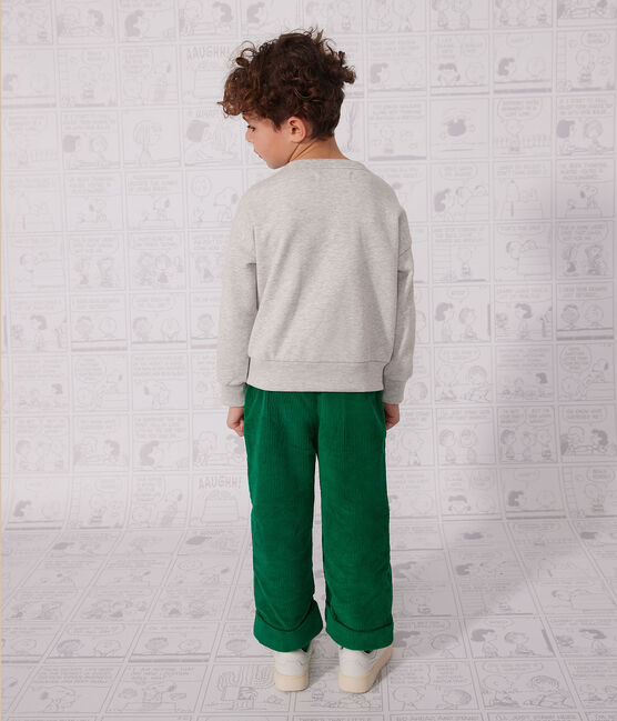 Sudadera de felpa para niño/niña gris BELUGA CHINE