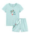 Pijama corto de punto para niña CRYSTAL