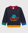 Sudadera de muletón de bebé. azul SMOKING