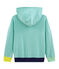 Sudadera infantil con capucha de punto verde ESPERANZA/blanco MARSHMALLOW