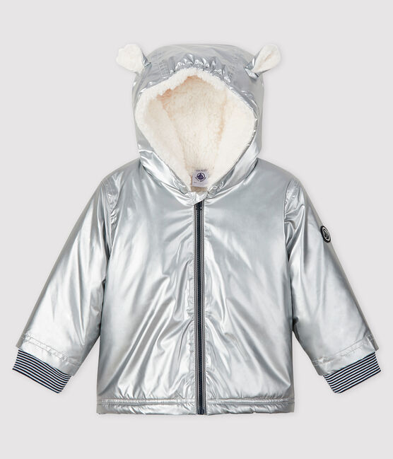 Chubasquero cálido para bebé niña/niño gris ARGENT