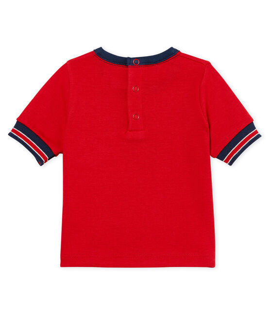 Camiseta manga corta con motivos para bebé niño rojo TERKUIT