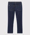 Pantalón de corte normal de tejido vaquero oscuro de niño azul DENIM BLEU FONCE