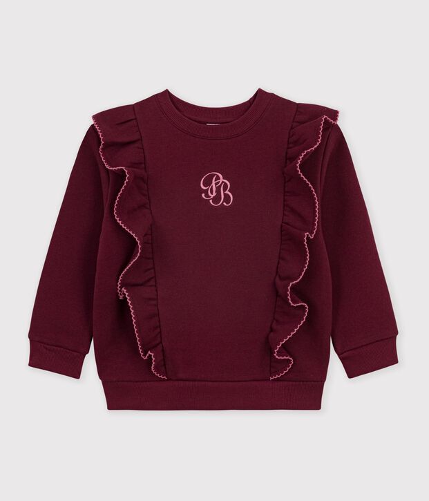 Sudadera infantil lisa de algod&oacute;n TRUFFE