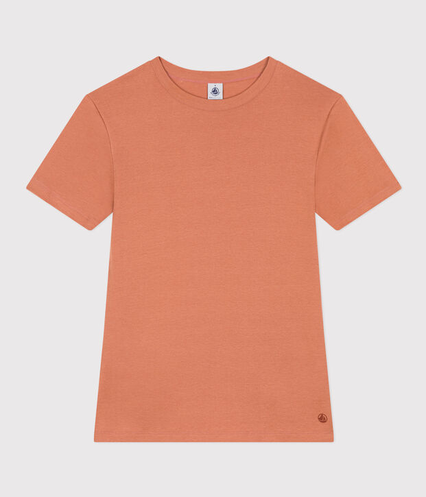 Camiseta L'ICONIQUE de algod&oacute;n con cuello redondo para mujer rosa