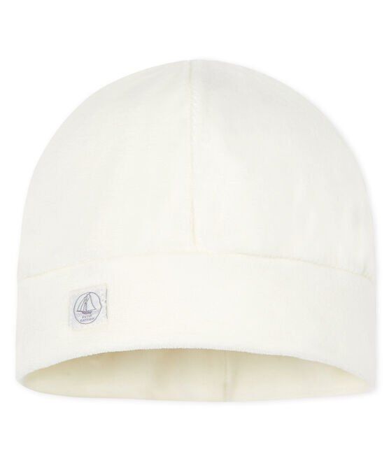 Gorro de recién nacido de punto blanco MARSHMALLOW
