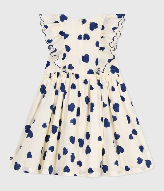 Vestido infantil de algodón sin mangas azul MILK/ SOIR