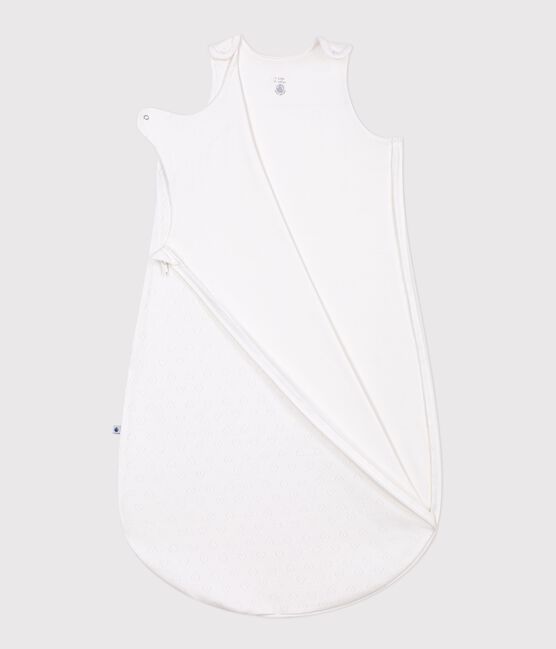 Saco para bebé de algodón calado con corazón TOG 0,5 blanco MARSHMALLOW
