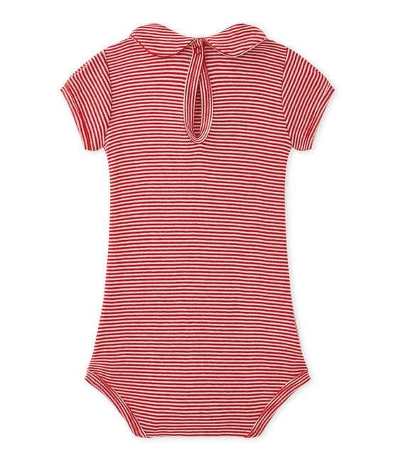 Body bebe niña a rayas rojo TERKUIT/blanco MARSHMALLOW