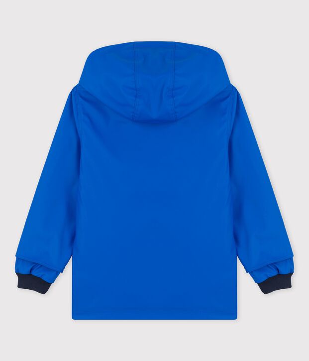 CHUBASQUERO IC&Oacute;NICO RECICLADO DE NI&Ntilde;A/NI&Ntilde;O azul