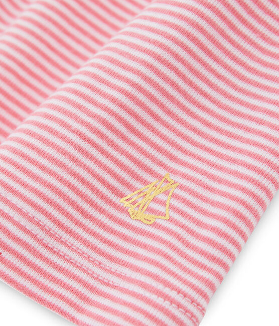 Blusa de rayas para bebé niña rosa JOUE/blanco ECUME