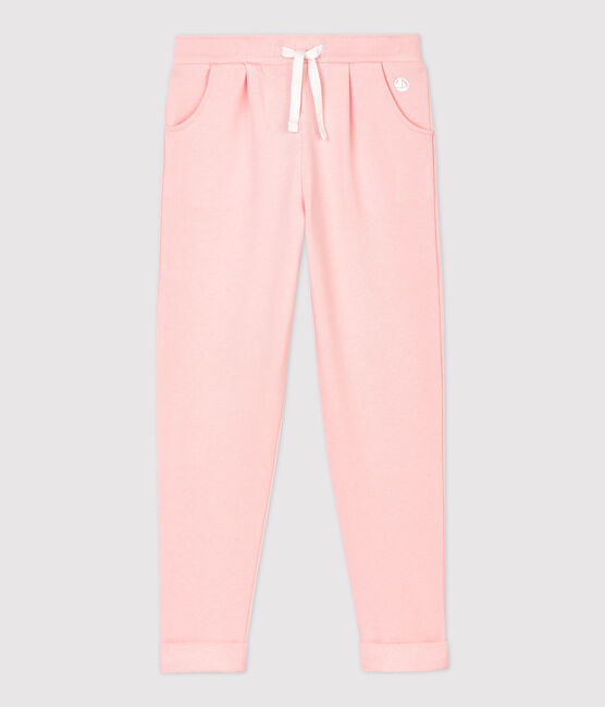 Pantalón de chándal de felpa de niña rosa MINOIS