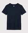 Camiseta de algodón Sea Island para mujer azul MARINE