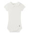 Body para bebé niña con cuello blanco MARSHMALLOW