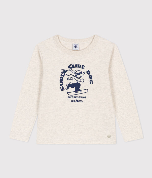 Camiseta de algod&oacute;n de manga larga de ni&ntilde;a/ni&ntilde;o MONTELIMAR CHINE