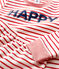 Pijama marinero rojo de niña/niño de muletón blanco MARSHMALLOW/rojo TERKUIT