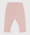 Pantalón de muletón de bebé rosa SALINE