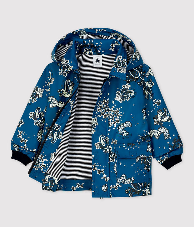 CHUBASQUERO IC&Oacute;NICO RECICLADO DE BEB&Eacute; azul/multicolor