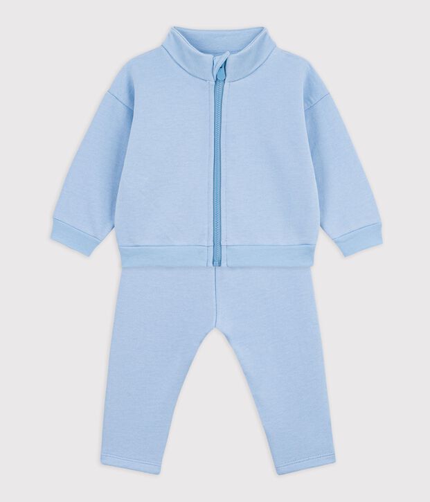 Conjunto de sudadera y pantal&oacute;n de algod&oacute;n liso para beb&eacute; FLO