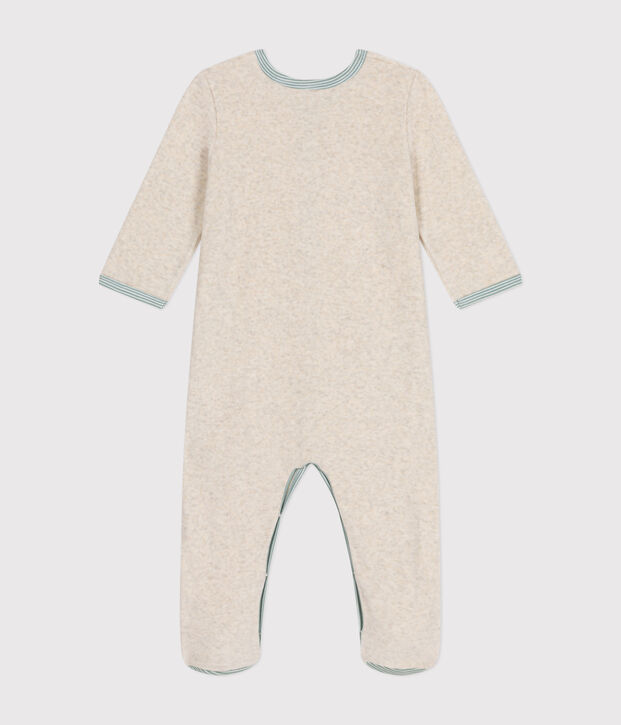 Pijama de terciopelo para beb&eacute; MONTELIMAR CHINE