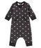 Pelele largo estampado para bebé niño negro CITY/gris GRIS