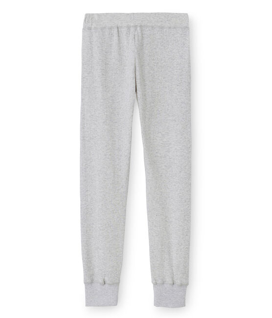Pantalón para mujer en túbico extrafino gris POUSSIERE CHINE