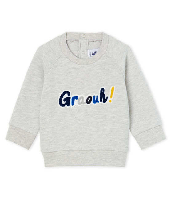 Sudadera de muletón para bebé niño gris BELUGA CHINE CN