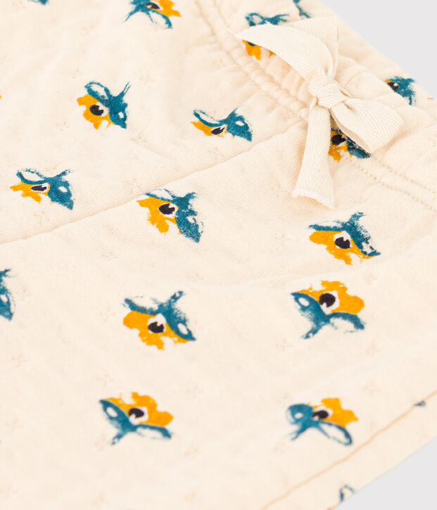 Pantal&oacute;n de t&uacute;bico acolchado estampado para beb&eacute; crudo/multicolor