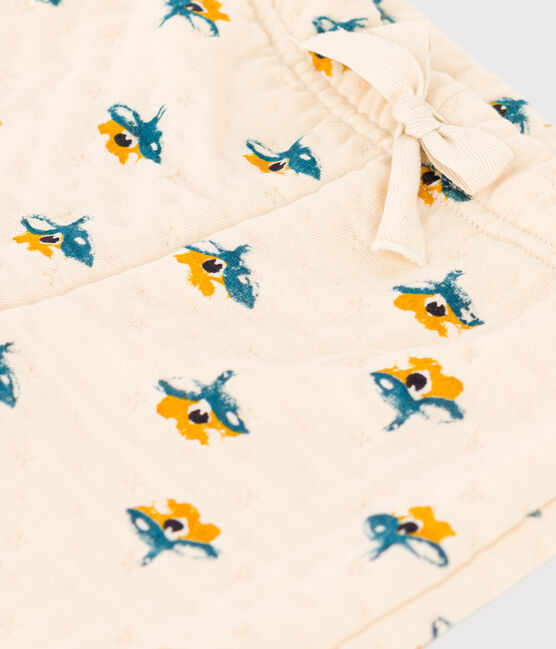 Pantalón de túbico acolchado estampado para bebé blanco AVALANCHE/ MULTICO