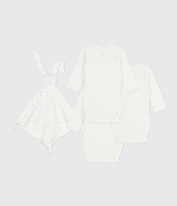 Estuche de regalo de algod&oacute;n bordado para reci&eacute;n nacido multicolor