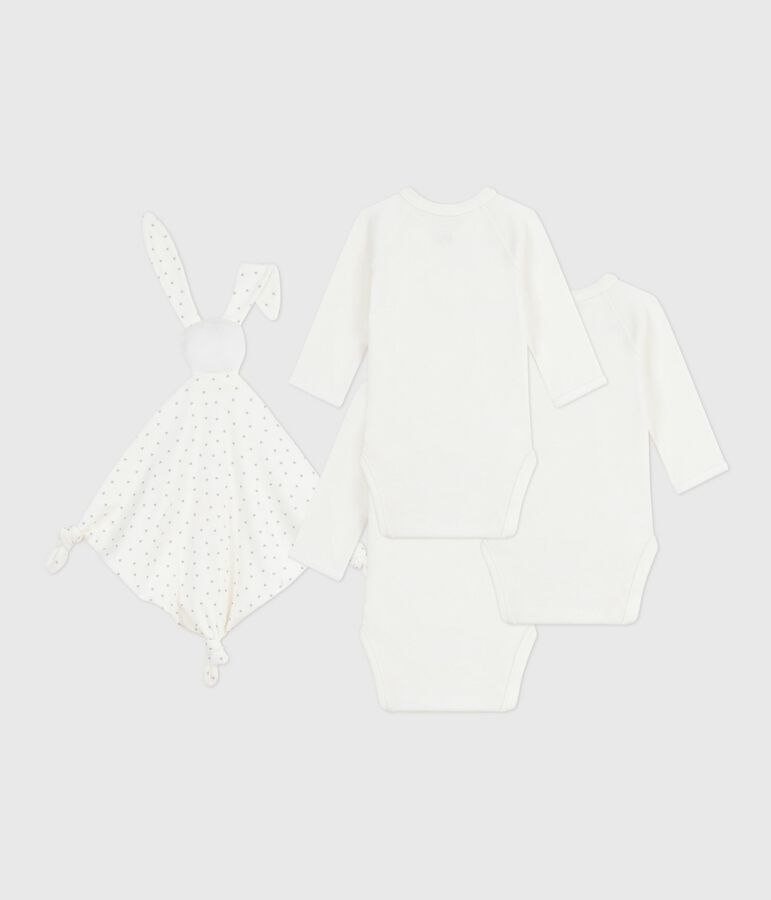 Estuche de regalo de algod&oacute;n bordado para reci&eacute;n nacido variante 1