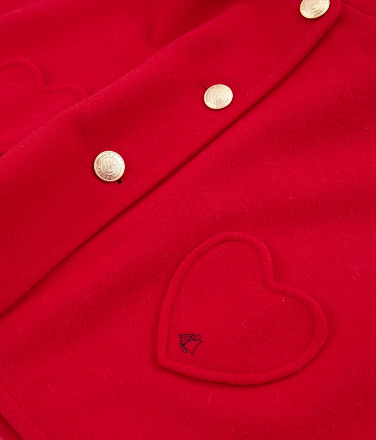 Capa infantil de ni&ntilde;a rojo TERKUIT