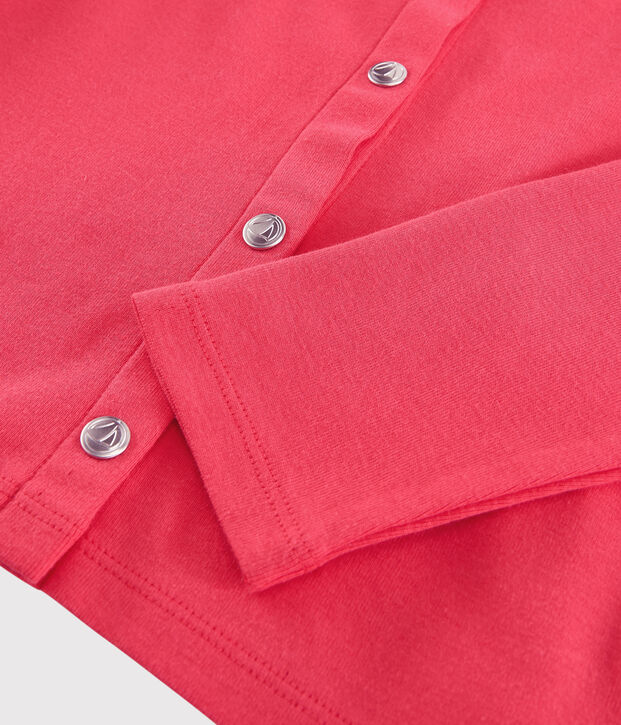 Rebeca de algod&oacute;n de ni&ntilde;a rosa