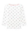 Camiseta de manga larga con estampado blanco LAIT/blanco MULTICO
