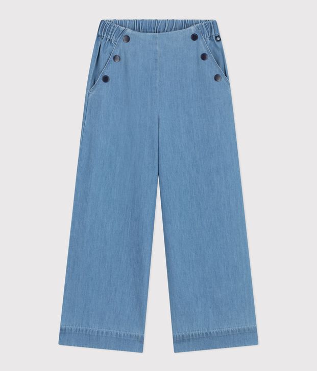 Pantal&oacute;n denim infantil azul