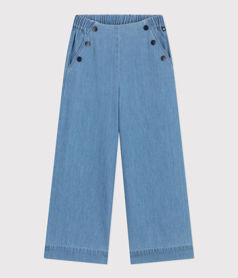 Pantal&oacute;n denim infantil azul
