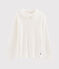 Camiseta niña con cuello babero blanco MARSHMALLOW