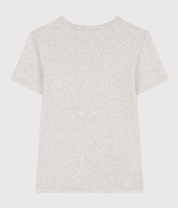 Camiseta L'ICONIQUE de algod&oacute;n con cuello redondo para mujer BELUGA CHINE