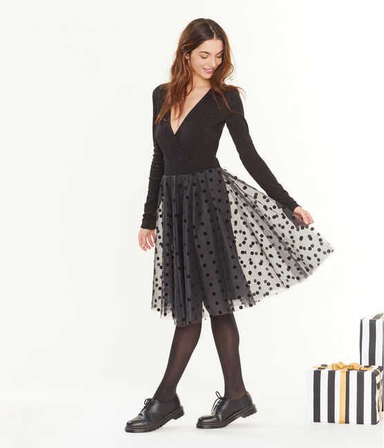 Falda de tul para mujer negro NOIR