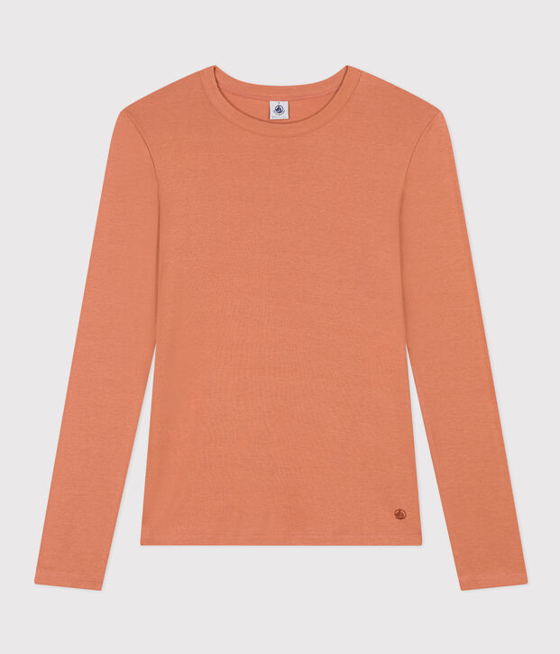 Camiseta L'ICONIQUE de algod&oacute;n con cuello redondo para mujer rosa
