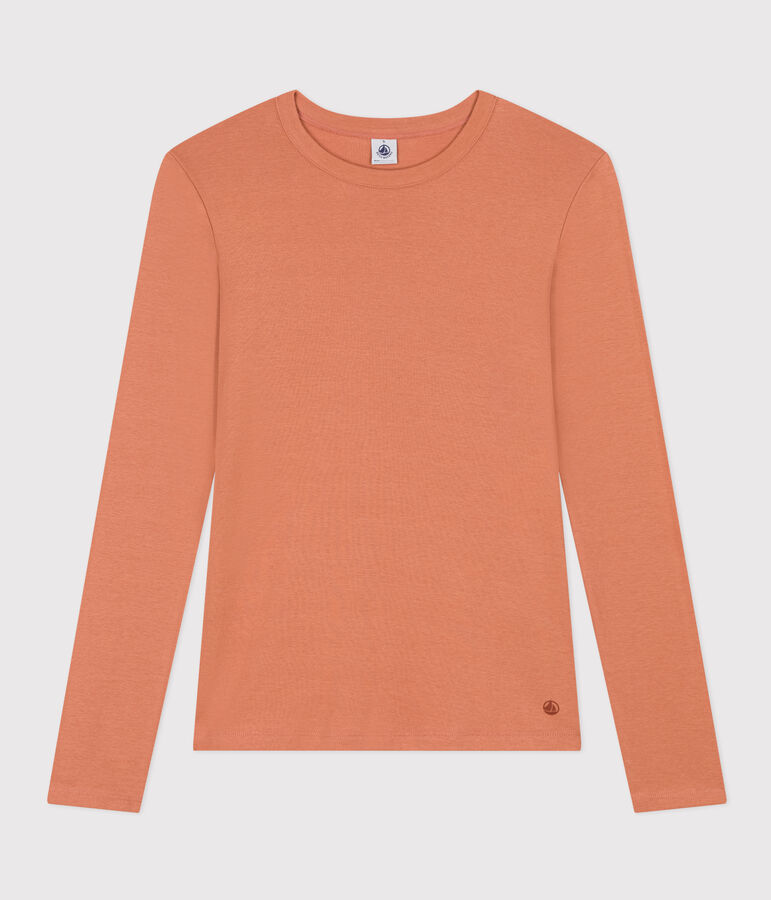 Camiseta L'ICONIQUE de algod&oacute;n con cuello redondo para mujer rosa