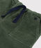 Pantalón de pana para bebé verde VALLEE