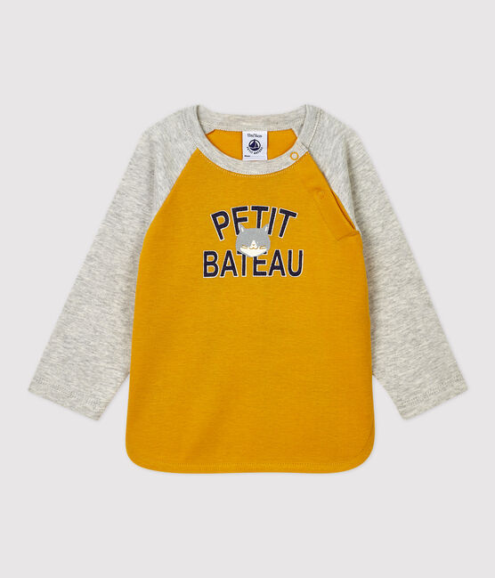 Camiseta de algodón para bebé  amarillo BOUDOR/ BELUGA