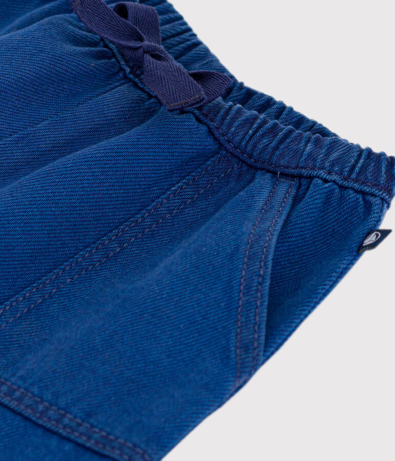 Pantal&oacute;n de algod&oacute;n lyocell para beb&eacute; azul